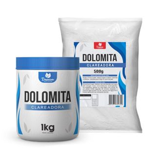 Dolomita Clareadora de Manchas 500g saco (refil) + 1kg pote em Oferta na Shopee