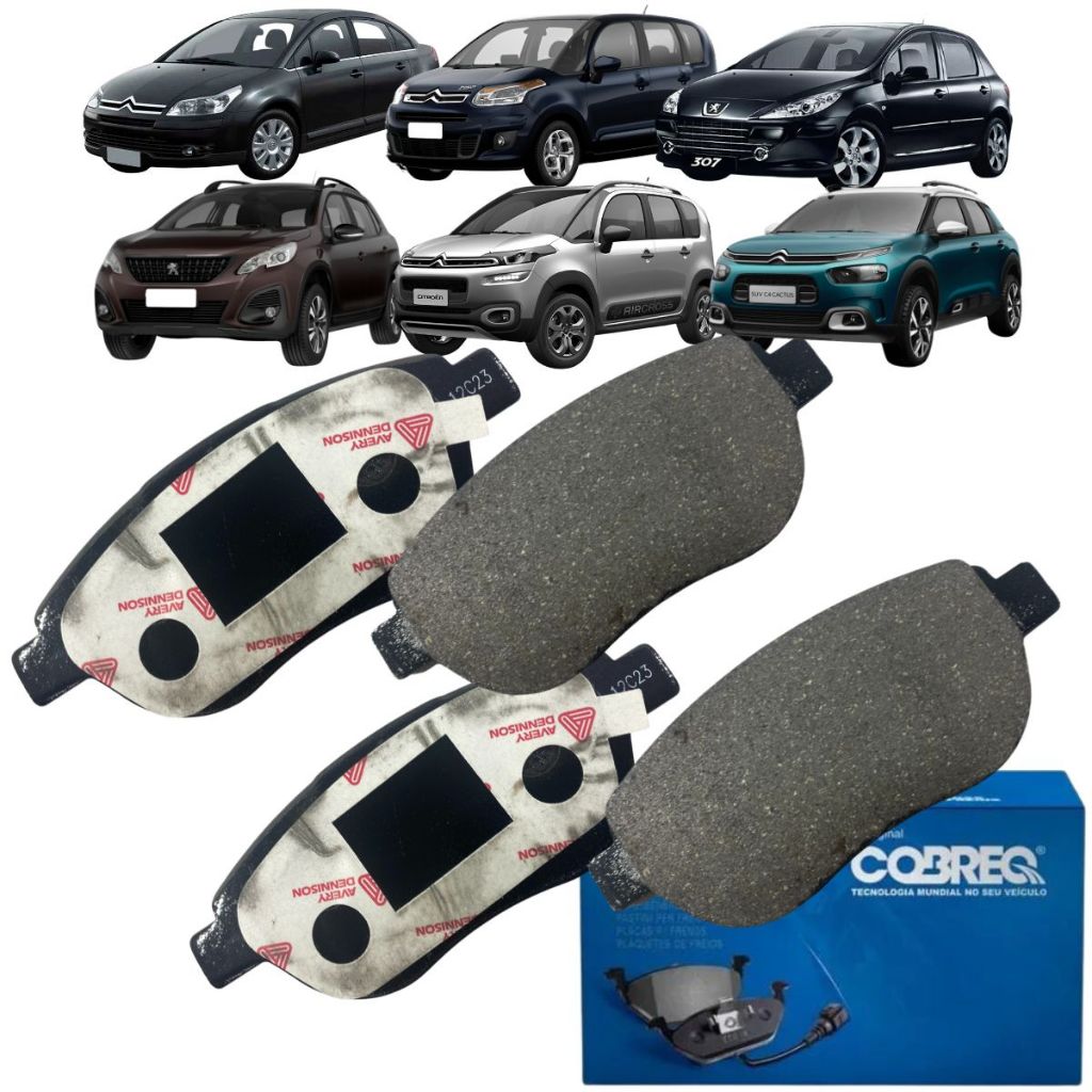Jogo Pastilha Freio Dianteira Aircross C4 Cactus 207 307 208 Picasso 1.6 16v em Oferta na Shopee