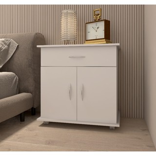 Armário Balcão 2 Portas 1 Gaveta Cozinha Multiuso Branco em Oferta na Shopee