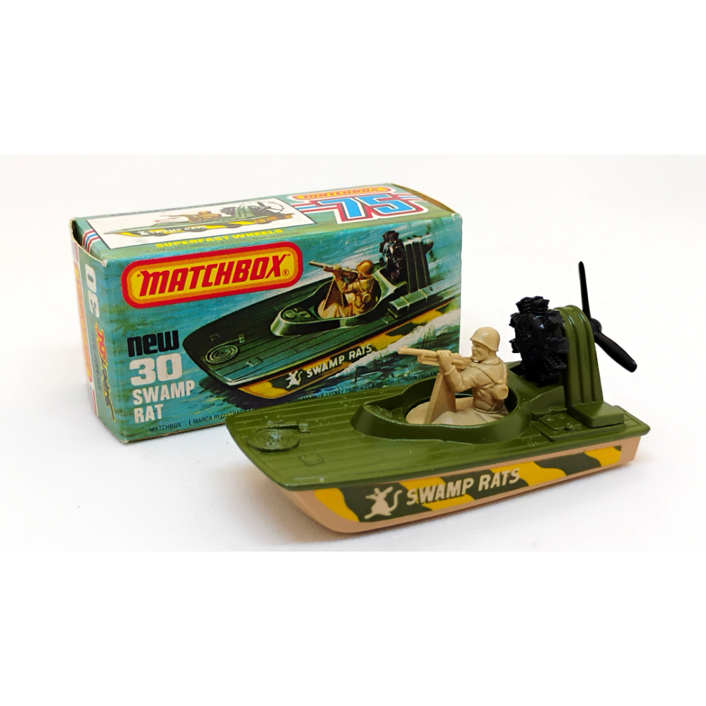 Miniatura Matchbox Superfast N.30 Swamp Rat Na Caixa excelente conservação 1/64
