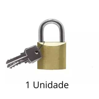 Cadeado Pequeno 20mm Para Malas Bolsa Janelas Com 2 Chaves 1,3,6,12 Unidades em Oferta na Shopee