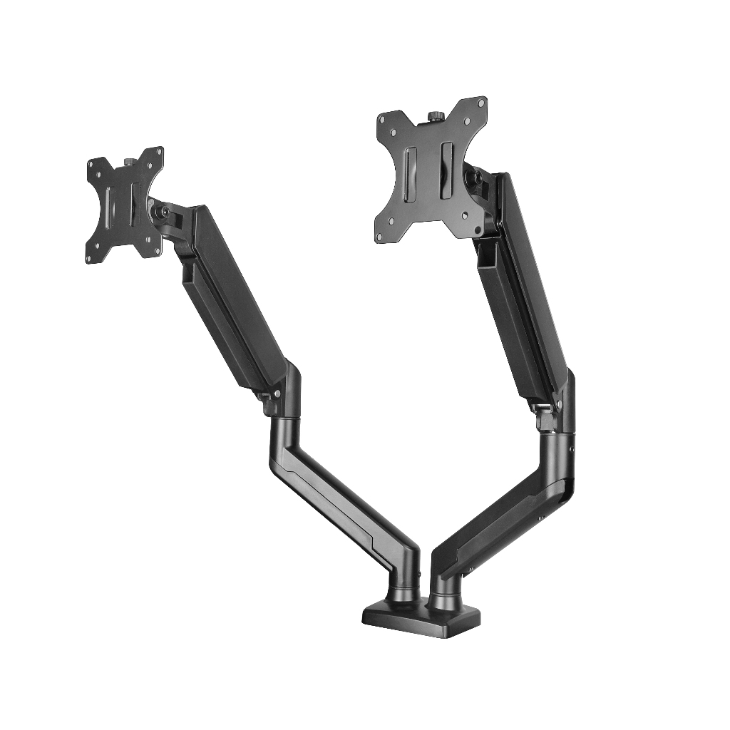 Suporte de mesa articulado para dois monitores 12" a 32" com pistão a gás ajuste de altura Ergo Flexy
