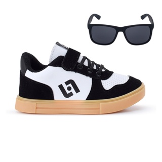 Tenis Infantil Casual Sapatenis Meninos Street Calce Facil + Oculos em Oferta na Shopee