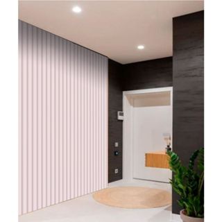 10 METROS Papel de Parede Ripado Rosa Decoração Sala Quarto Ambientes em Oferta na Shopee