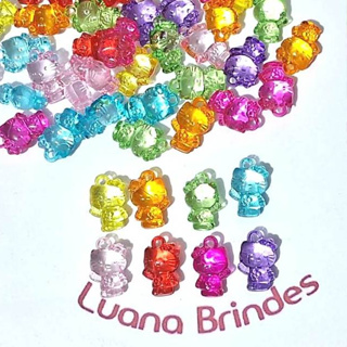 Pingente Hello Kitty Em Acrílico Pacote Com 50 Unidades em Oferta na Shopee