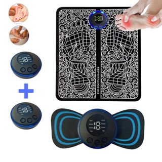 Kit Tapete E Mini Massageador Elétrico Dor Pés E Musculares EMS imperio em Oferta na Shopee
