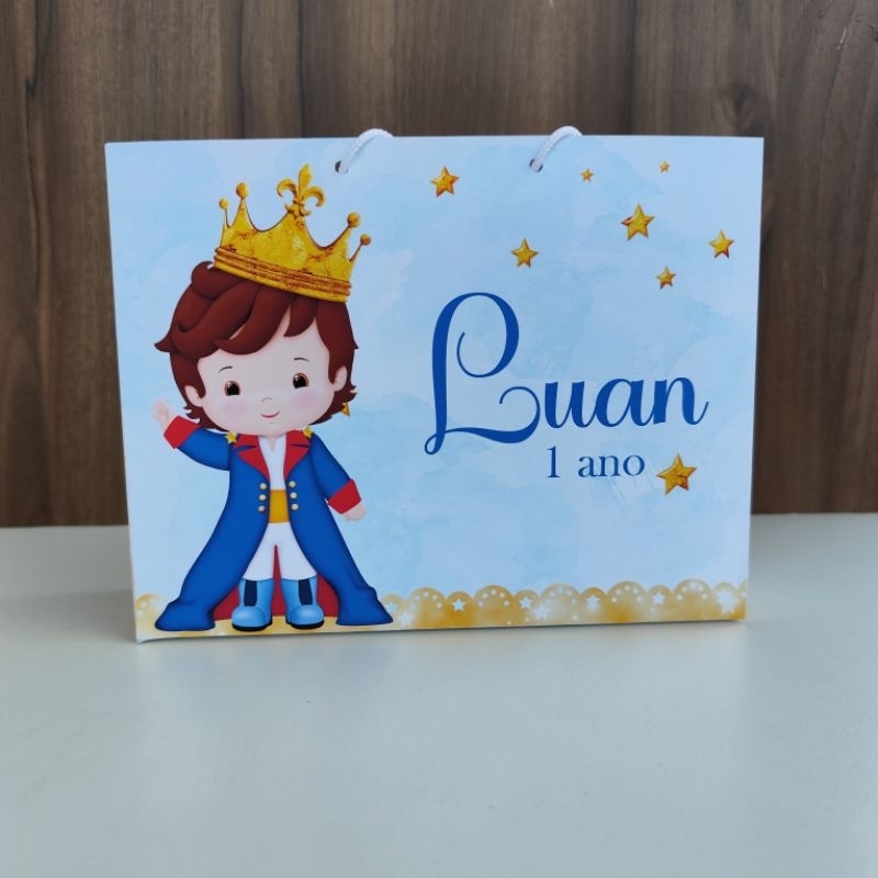 Sacolinha personalizada pequeno príncipe cute - Pegue e Monte em Oferta na Shopee