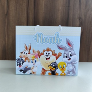 Sacolinha Personalizada Baby Looney Tunes - Pegue e Monte - lembrancinha Looney Tunes em Oferta na Shopee