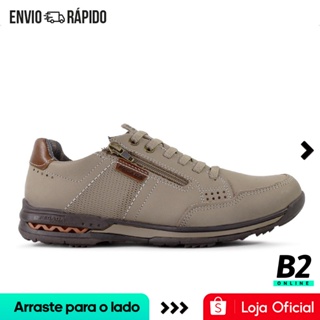 Sapatênis Pegada Gold Com Zíper Masculino Original com Nota Fiscal e Garantia em Oferta na Shopee
