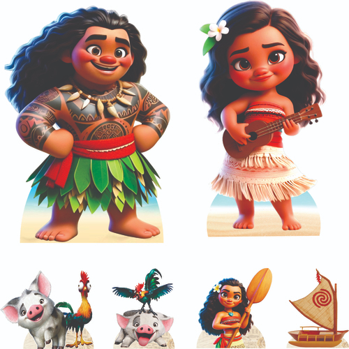 KIT DE DISPLAY EM MDF MOANA IA JE DISPLAY