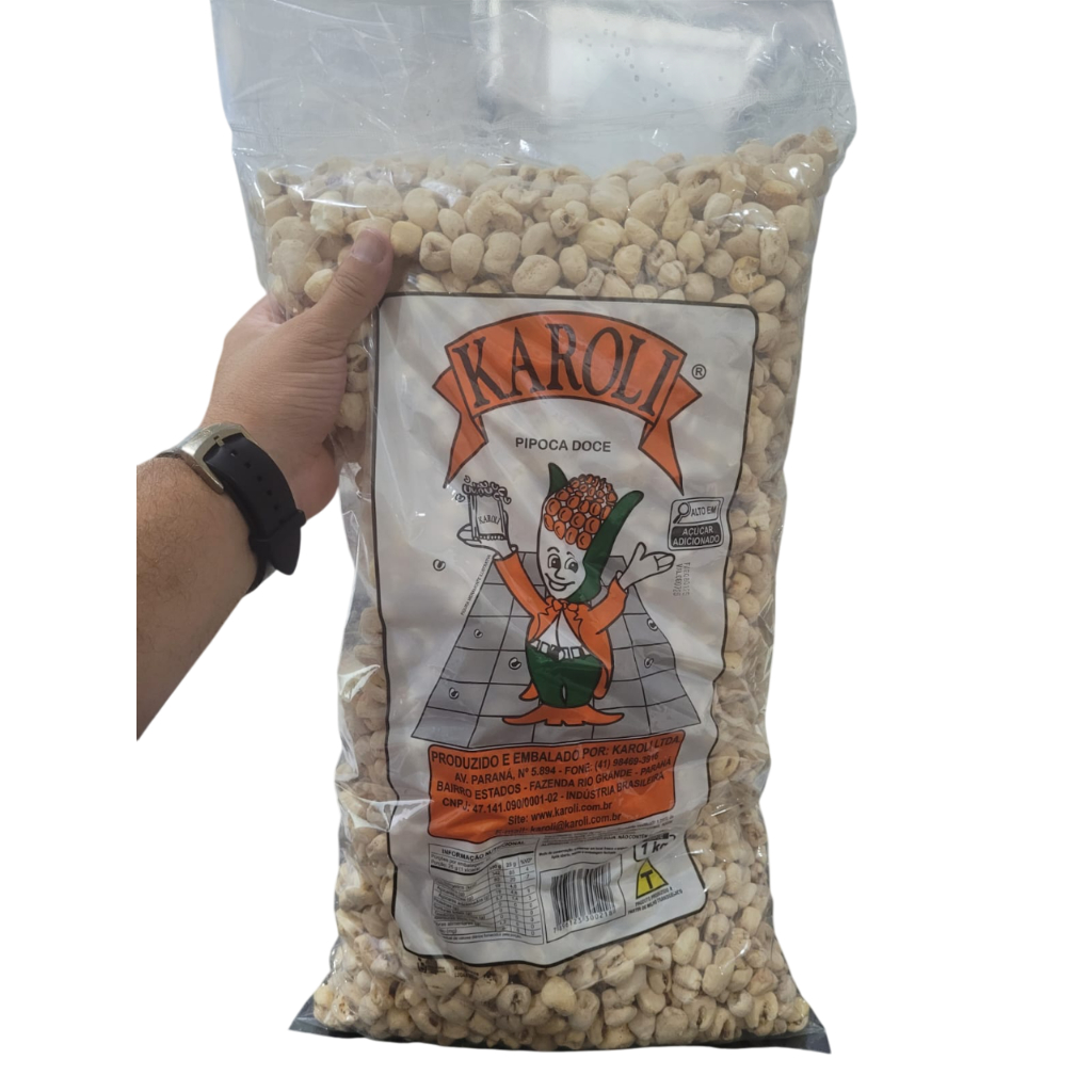 Pipoca Doce 1 kg - Não contem Conservantes