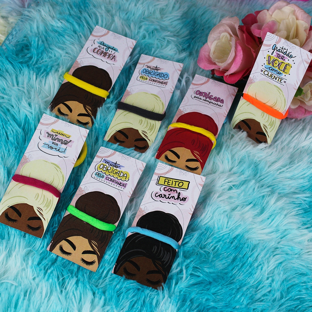 Tag mimos xuxinha rabico tag fofo brinde para cliente empresa comércio loja em Oferta na Shopee