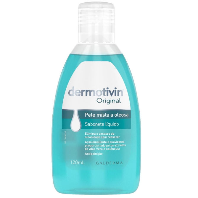Dermotivin Original sabonete líquido facial 120mL