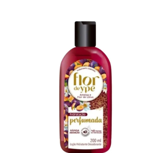CREME HIDRATANTE CORPORAL FLOR DE YPÊ AMEIXA E FLOR DE LÓTUS  200ML