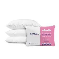 Travesseiro a vacuo Cotton Plus Camesa Suporte Firme / Extra Firme 50x70cm
