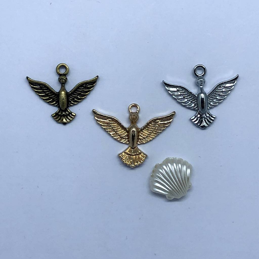 Medalha do Divino Espírito Santo de 1,7cm 10 unidades