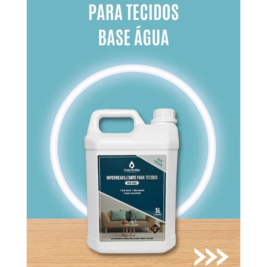 Impermeabilizante Base Água Para Tecidos Color Brilho