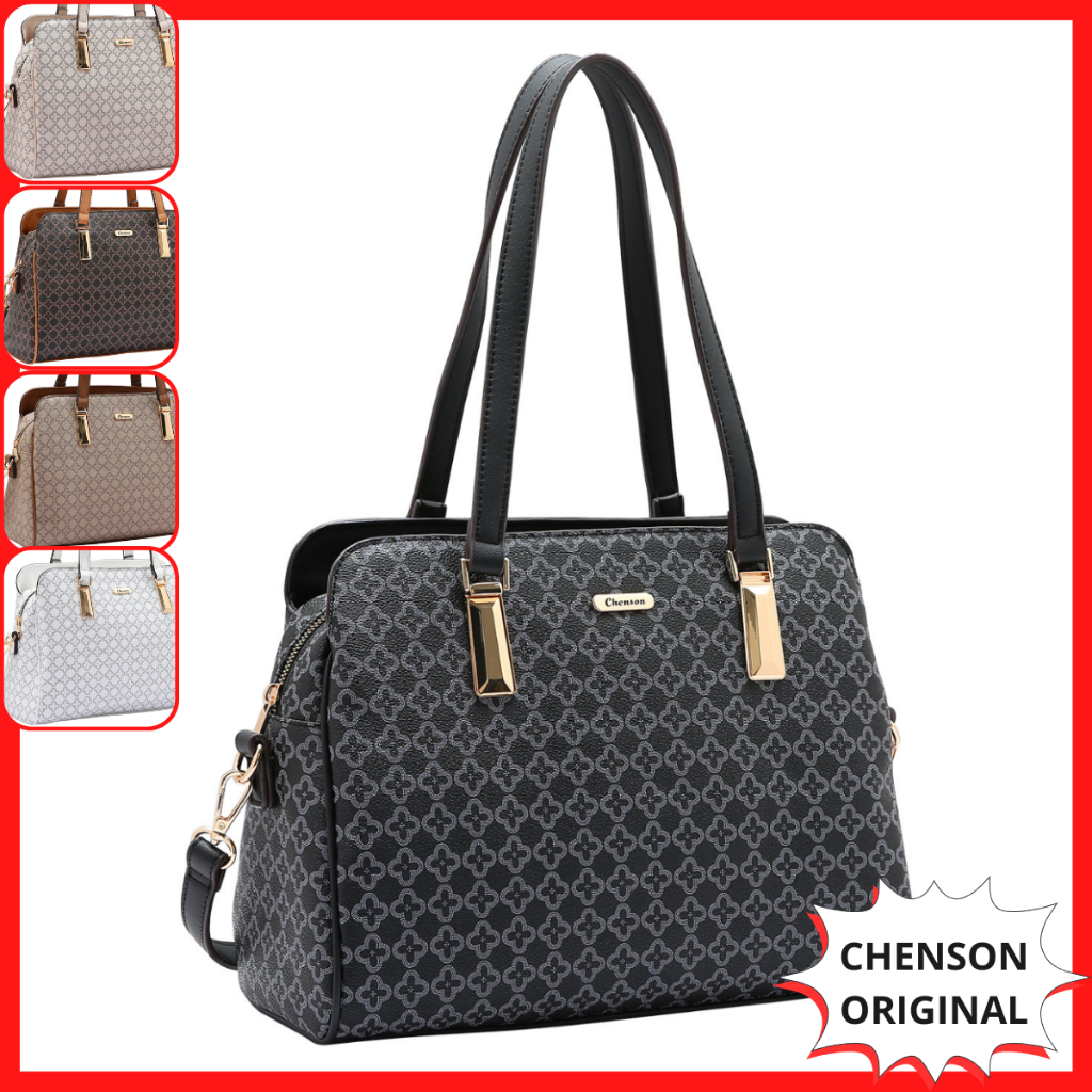 Bolsa Feminina Chenson Original Nova Coleção Singularidade Transversal Mão Grande Divisórias 3484843