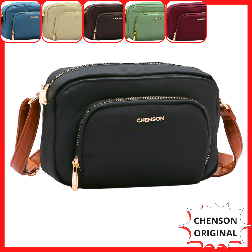 Bolsa de Nylon Impermeável Lona Tactel Tipo Kipli Chenson Loveland 3484587 Alça Tiracolo Transversal