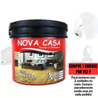 Tinta Acrílica Econômica 18kg - Alto Rendimento para Parede Interna - Diversas Cores em Oferta na Shopee