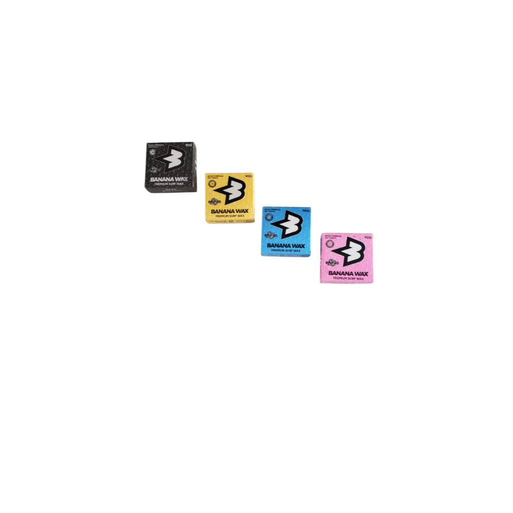 Kit C/ 4 Parafinas Premium Banana Wax P/ Surf - Lançamento