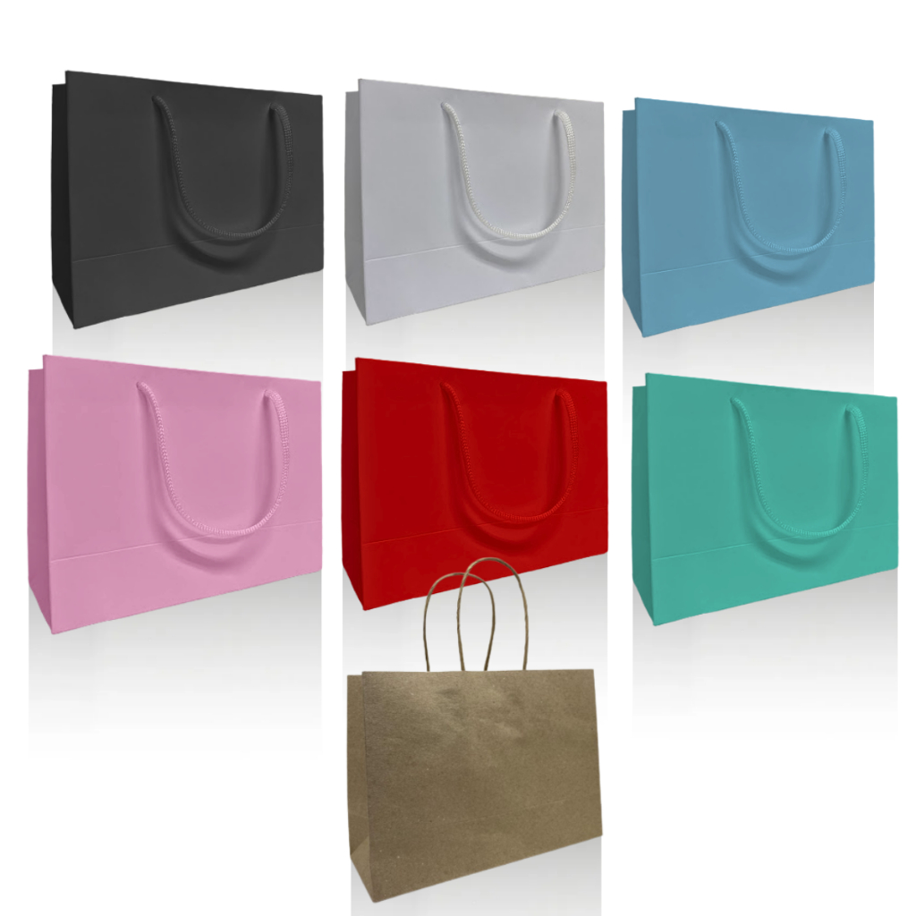 Sacola Bolsa Papel Presente Lembrancinha - 21x15x08 - Kit 10/50 Un.