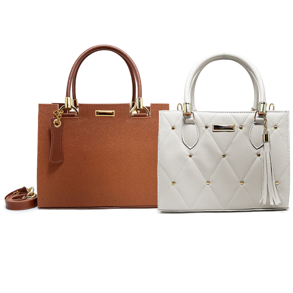 Bolsa Feminina Media Transversal Kit 2 Peças Bolsa Grande De Ombro Tiracolo