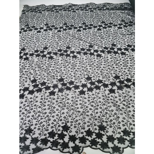 1x1,2m Tecido Tule Bordado My Fairy Light Floral Festa Promo em Oferta na Shopee