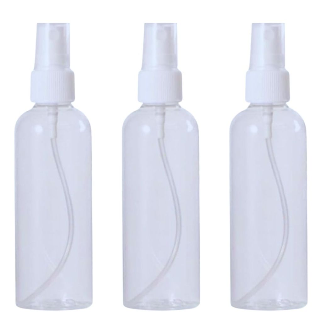 Frasco Spray 100ml | Borrifador Pulverizador Manual Mini Multiuso Plástico Transparent