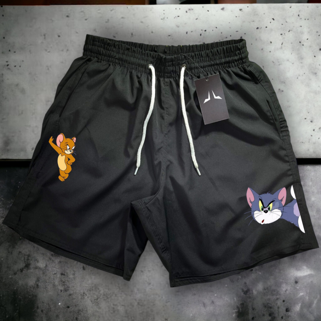 Bermuda Mauricinho TOM E JERRY 03  -  Academia, Skate, Basquete, Corrida, musculação, caminhada