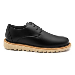 Sapato Oxford Social Casual Elástico Conforto Masculino