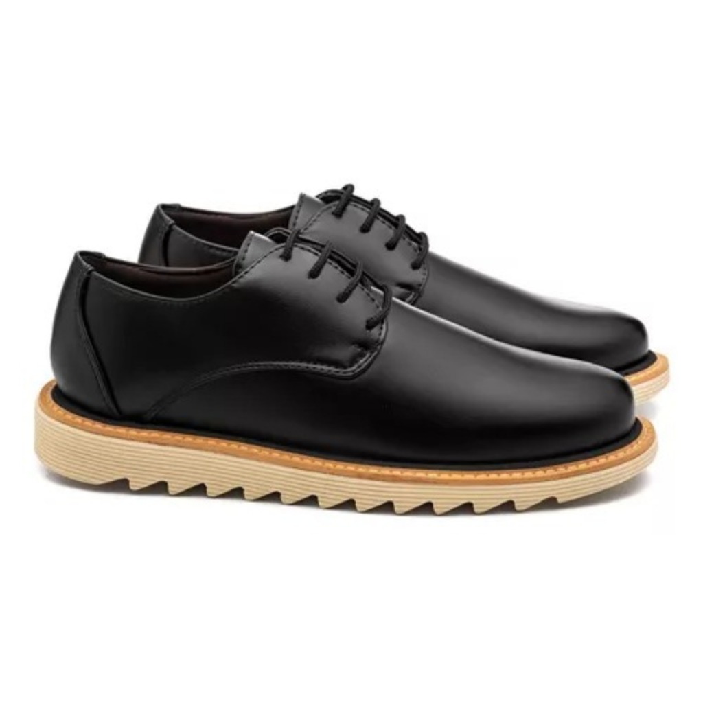 Sapato Oxford Social Casual Elástico Conforto Masculino Off