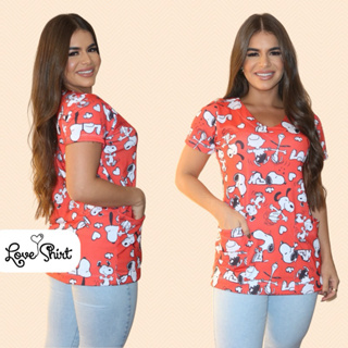 Bata com bolso/Scrub/Avental/Professora/Educaçao/Creche/Cuidadora/Enfermagem/Agente de Saúde em Oferta na Shopee