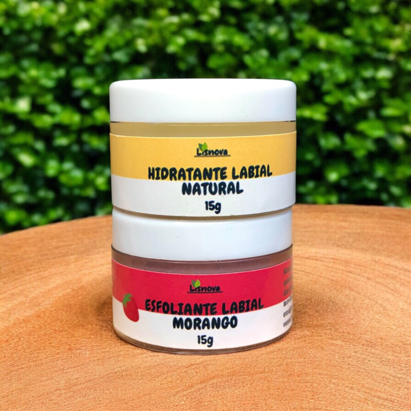 Kit Spa Labial | Esfoliante e Balm Labial - Vitamina E | Vegano