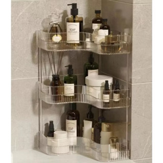 Organizador Multifuncional Prateleira Organizadora 2 ou 3 Andares Para Maquiagem Perfumes Acrílico em Oferta na Shopee