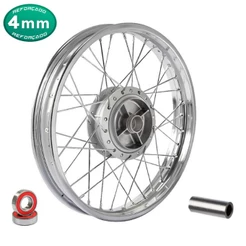 Roda Traseira Cg Titan Fan 150 2004/2017 Raio 4mm + Espaçador e Rolamento