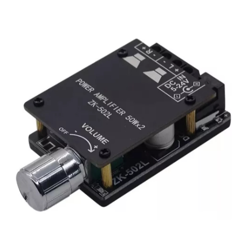 Mini Amplificador ZK 502-L 100w (50w+50w) Bluetooth