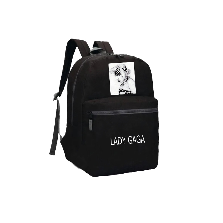 Material Escolar Mochila Unissex Lady Gaga bolsa adolescentes adultos(a)s e crianças Bolsa Die With A Smile