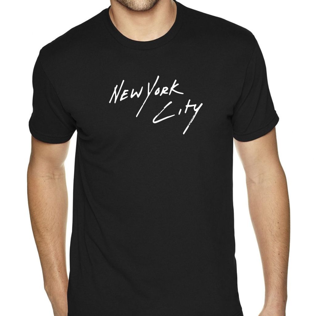 Camiseta Masculina New York City Estados Unidos EUA Algodão Gola Careca