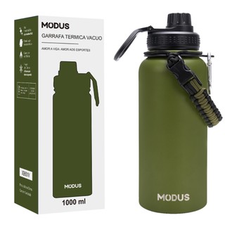MODUS Garrafa Térmica Esportiva De Aço Inoxidável Com Isolamento A Vácuo De 1000ML