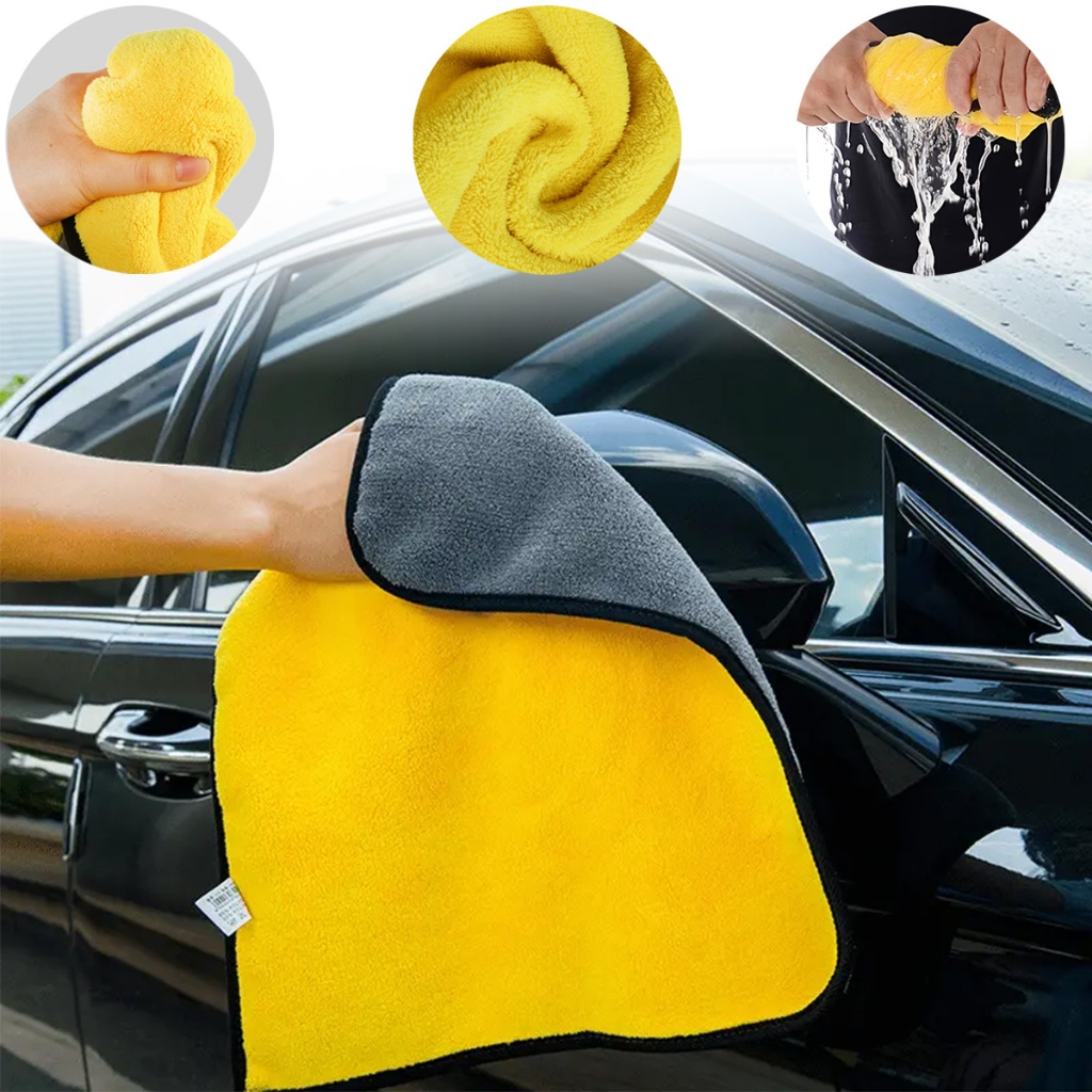 KIT Flanela Microfibra Toalha Pano Multifuncional Dupla CamadaToalha Pano em Oferta na Shopee