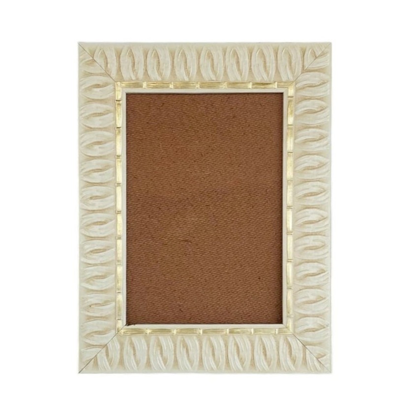 Kit 10 Moldura Porta Retrato 15x21 Quadro Moldura Fotográfico A5 Branco Grosso