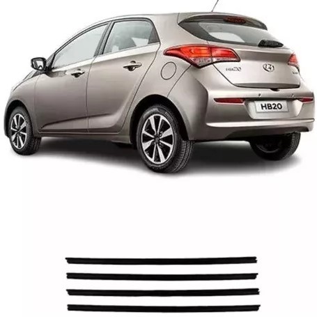 Jogo 4 Pestanas Externas Hb20 Hatch 2013 Ate 2019. em Oferta na Shopee