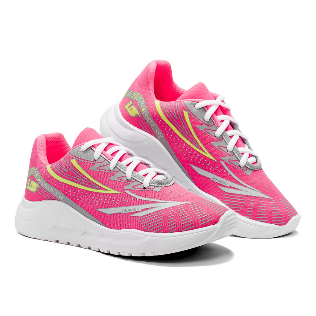 Tênis Feminino Para Academia Caminhada Confortável Solado Resistente Plastisol