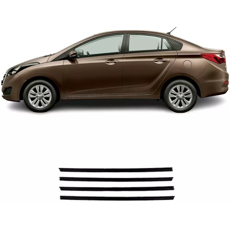 Jogo 4 Pestanas Externas Hb20 Sedan 2013/2019. em Oferta na Shopee