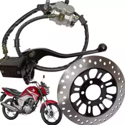Sistema de Freio Completo Cg Titan 150 Esd 2009 2010 2011 2012 2013 2014 2015