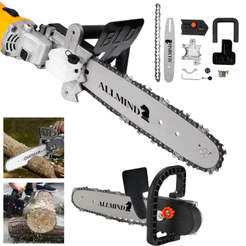 Motoserra Eletrica Adaptadora Esmerilhadeira Profissional Eletroserra Portatil 110v/220v Ferramenta