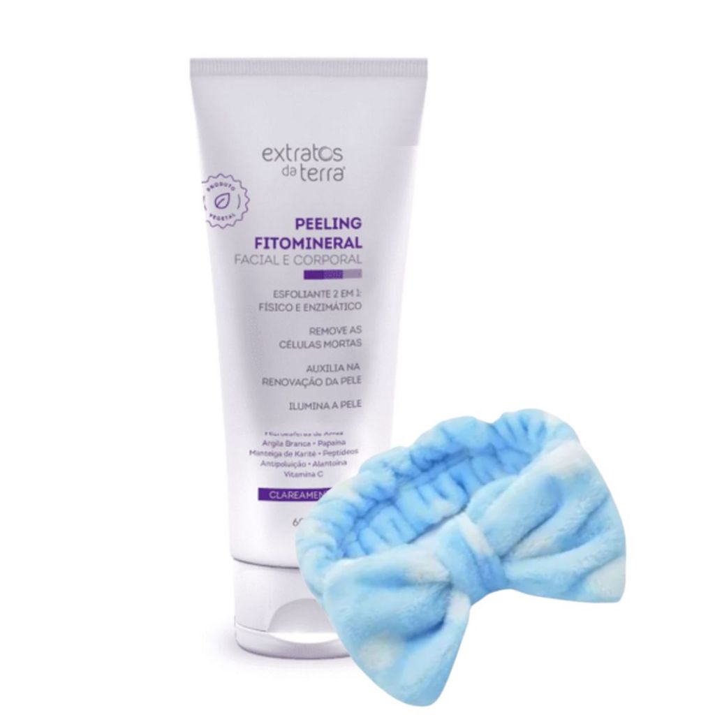 Esfoliante Fitomineral Facial Com Vitamina C 60g - Extratos da Terra