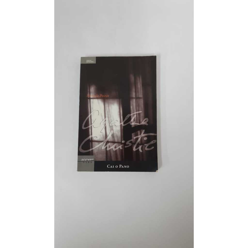 Livro Agatha Christie Cai o Pano Editora Pocket Ouro A3121