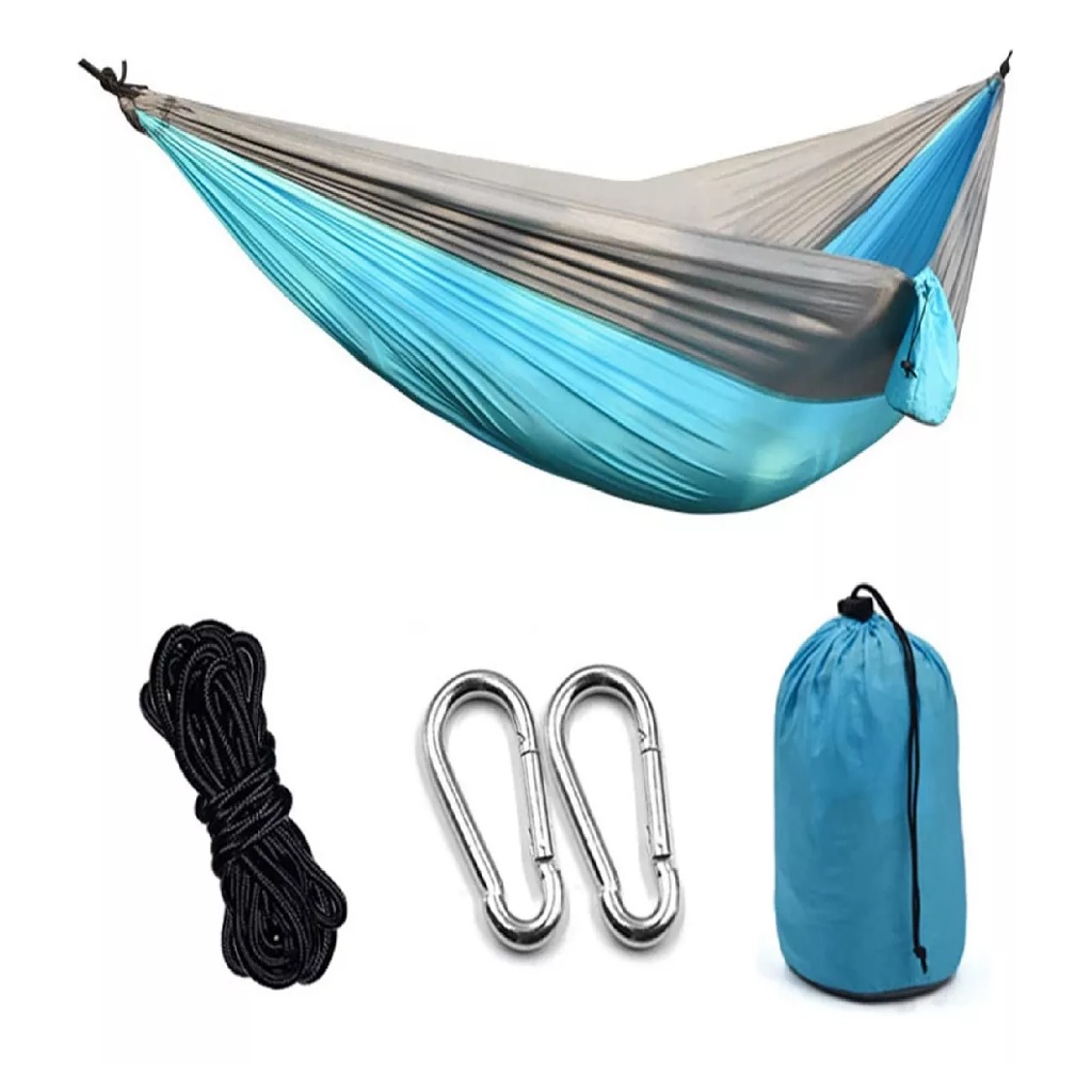 Rede Para Descanso Camping Pesca Lazer com corda e Mosquetão em Oferta na Shopee